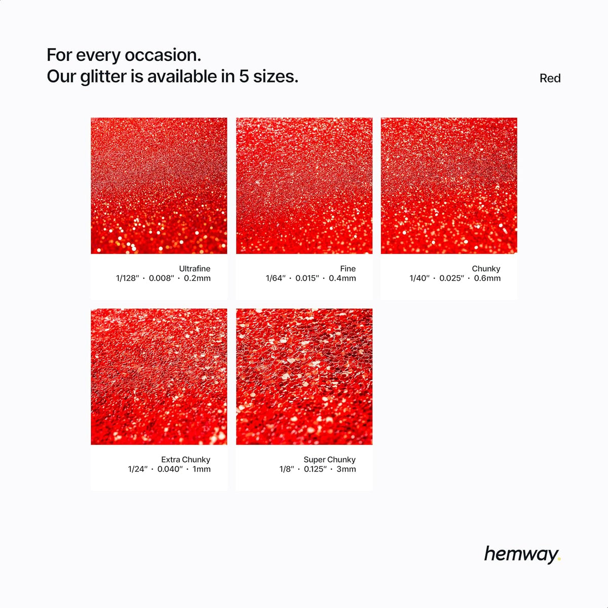 Hemway Eco Friendly Biodegradable Glitter 100g / 3.5oz Bio Cosmetic Safe Sparkle Vegan for Face