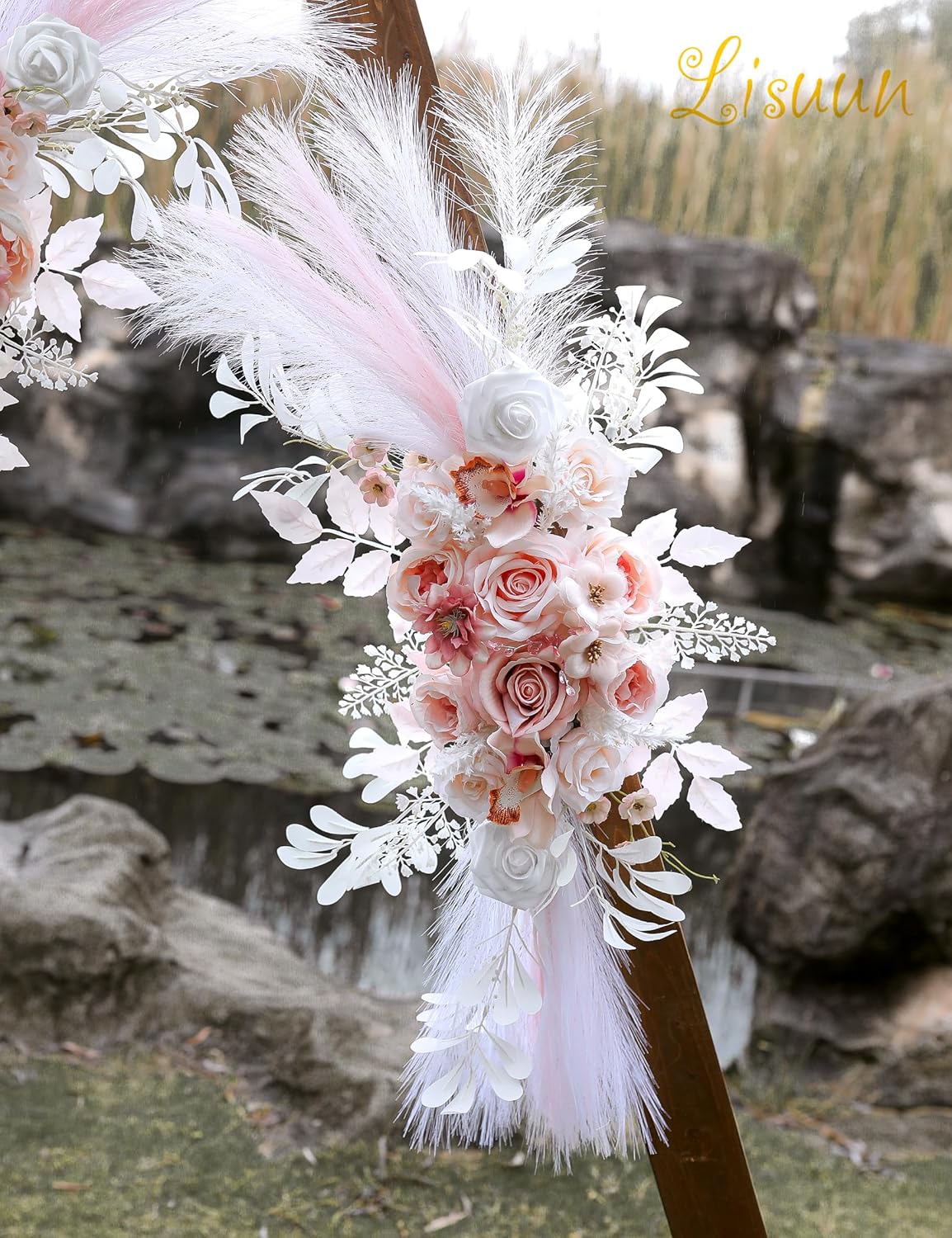 Wedding Arch Flowers, Artificial Flowers for Decoration, Large Flower Swag for Boho Styles Wedding