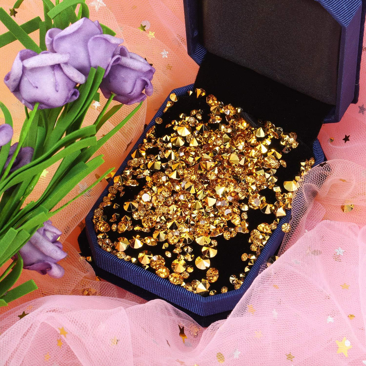 10000 Clear Wedding Table Scatter Confetti Crystals Acrylic Diamonds Rhinestones for Table