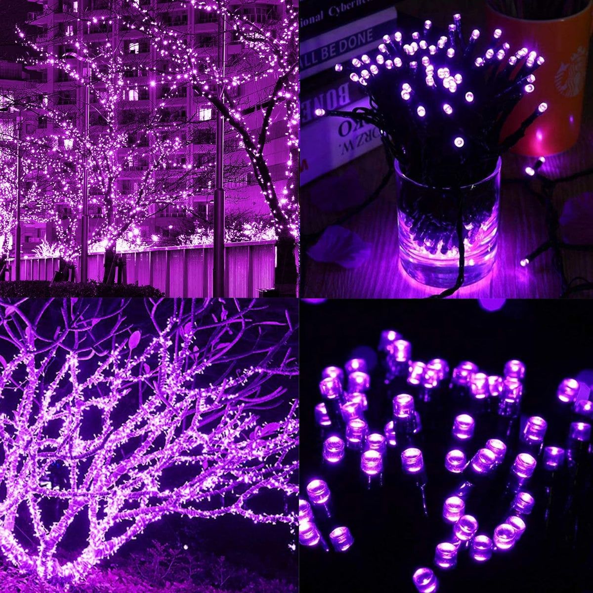 300 LED Halloween Lights, 98.5FT Halloween String Lights with 8 Lighting Modes, Waterproof &