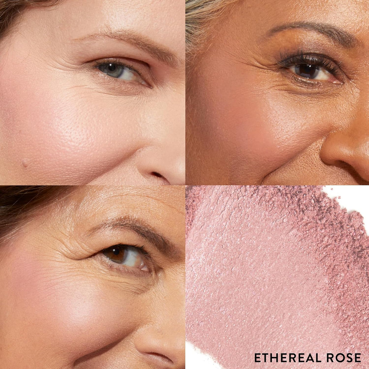 LAURA GELLER NEW YORK Baked Blush-n-Brighten Marbleized Blush for Cheeks - Ethereal Rose - Natural