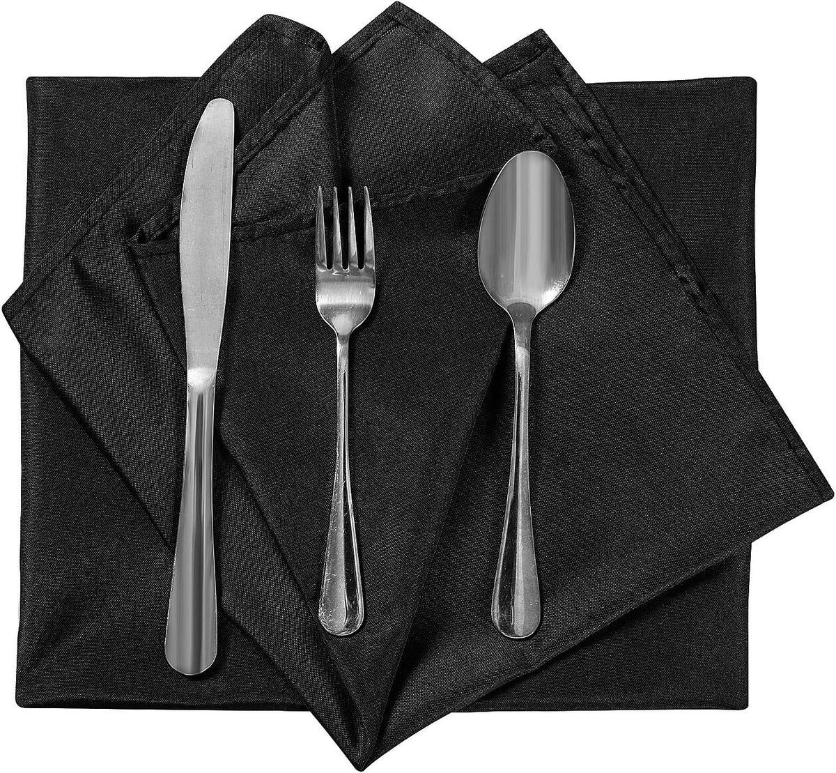 Cloth Napkins 17x17 inch Washable Polyester Dinner Napkins Soft Table Napkins for Wedding Party