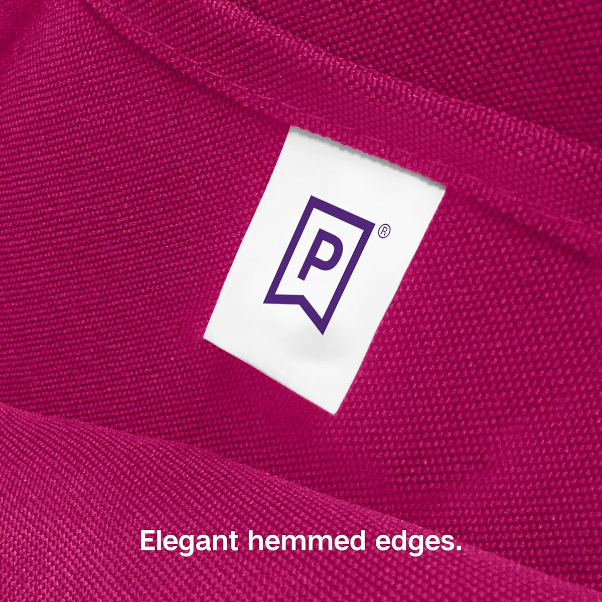 Gee Di Moda Square Tablecloth - 52 x 52 Inch Fuchsia Table Cloth for Small Square or Round Tables