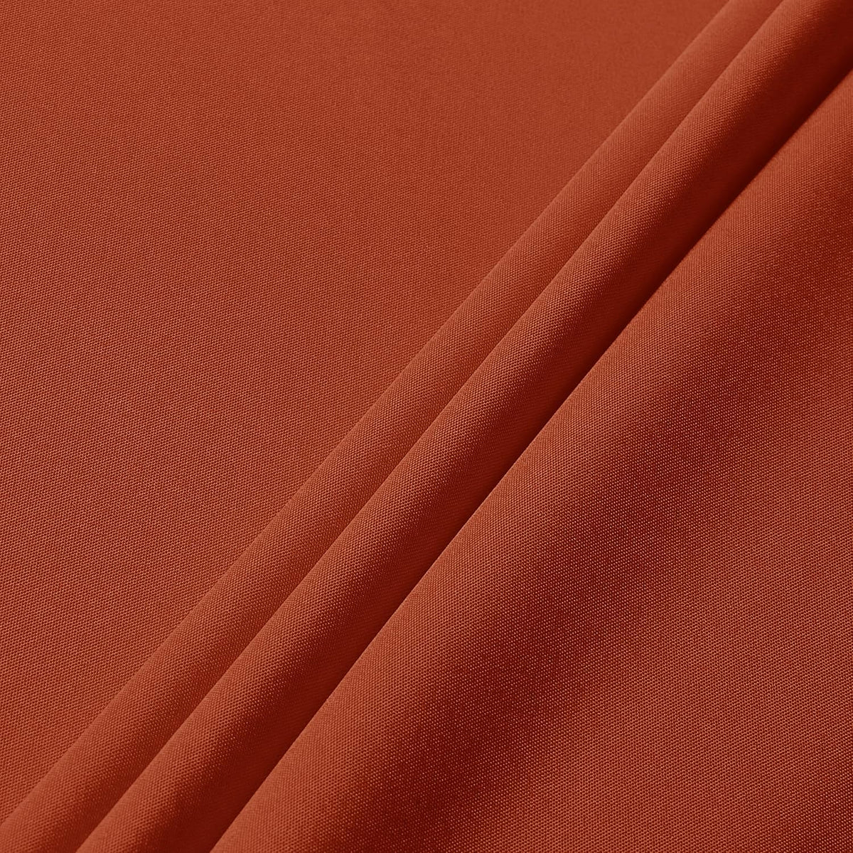 sancua Thanksgiving Round Tablecloth - 90 Inch Burnt Orange - Water Resistant Spill Proof Washable