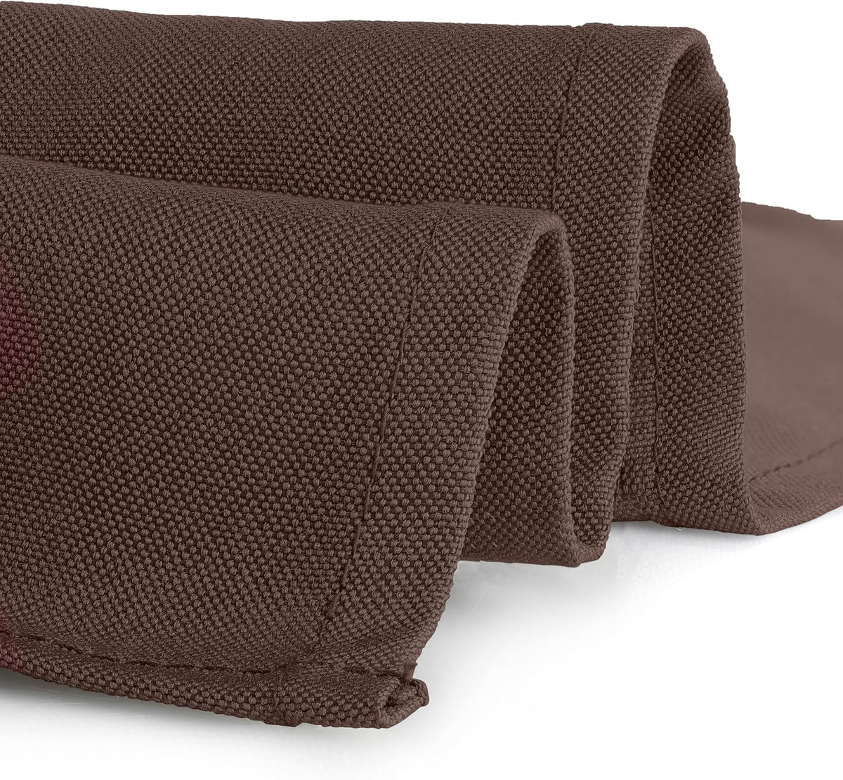 Gee Di Moda Rectangle Tablecloth - 90 x 132 Inch Chocolate Table Cloth for 6 Foot Table with