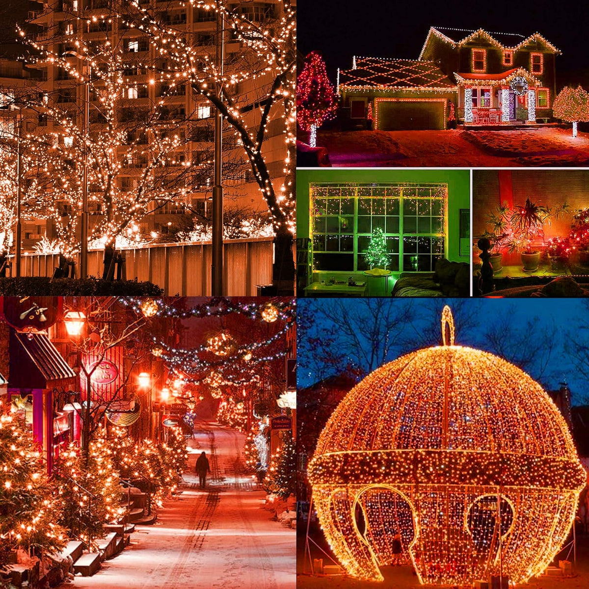 300 LED Halloween Lights, 98.5FT Halloween String Lights with 8 Lighting Modes, Waterproof &