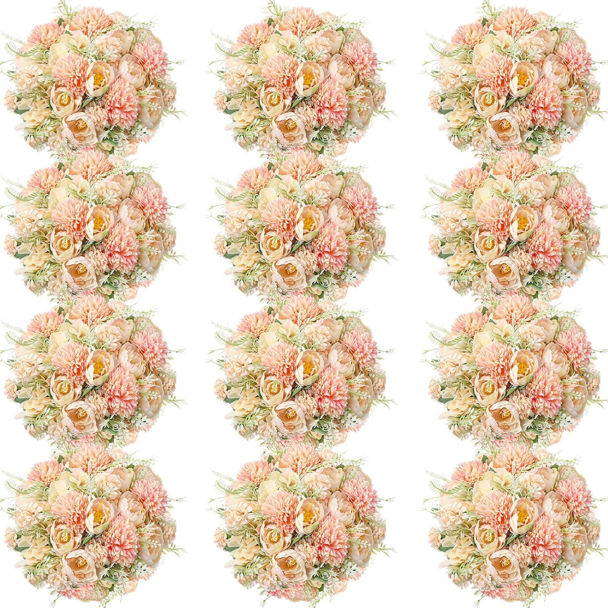 Tigeen Artificial Flowers Artificial Peonies Silk Flowers Faux Peony Fake Peony Silk Hydrangea