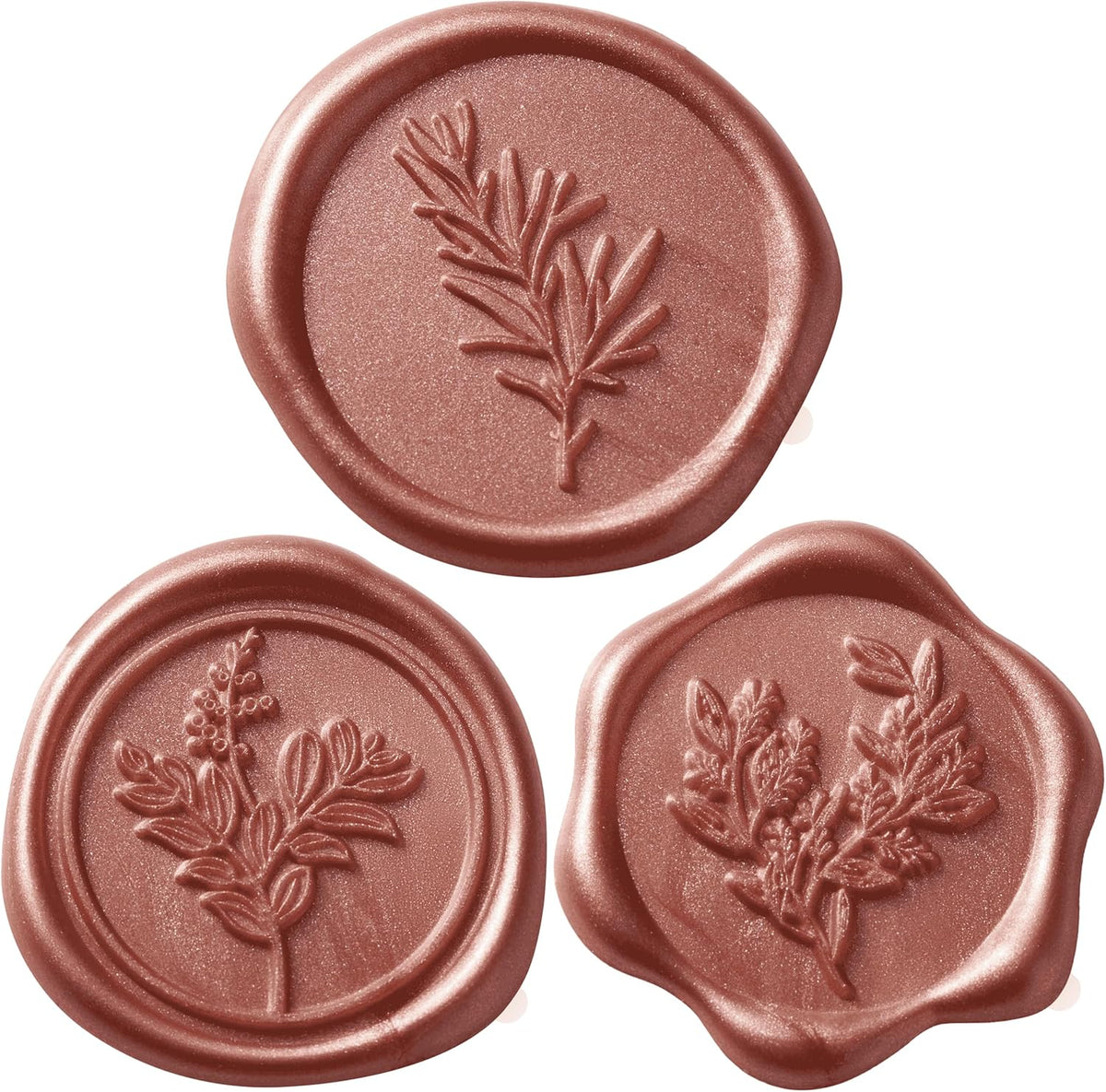Wax Seal Stickers (60 Pcs, 3 Designs in 1 Pack) Premium Envelope Seal Stickers for Wedding