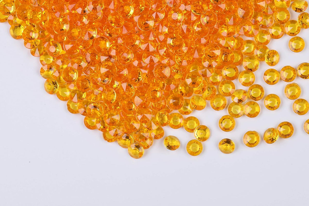 1000pcs/ Pack Wedding Table Acrylic Diamond Scatter Crystals Confetti Acrylic Gems Vase Fillers