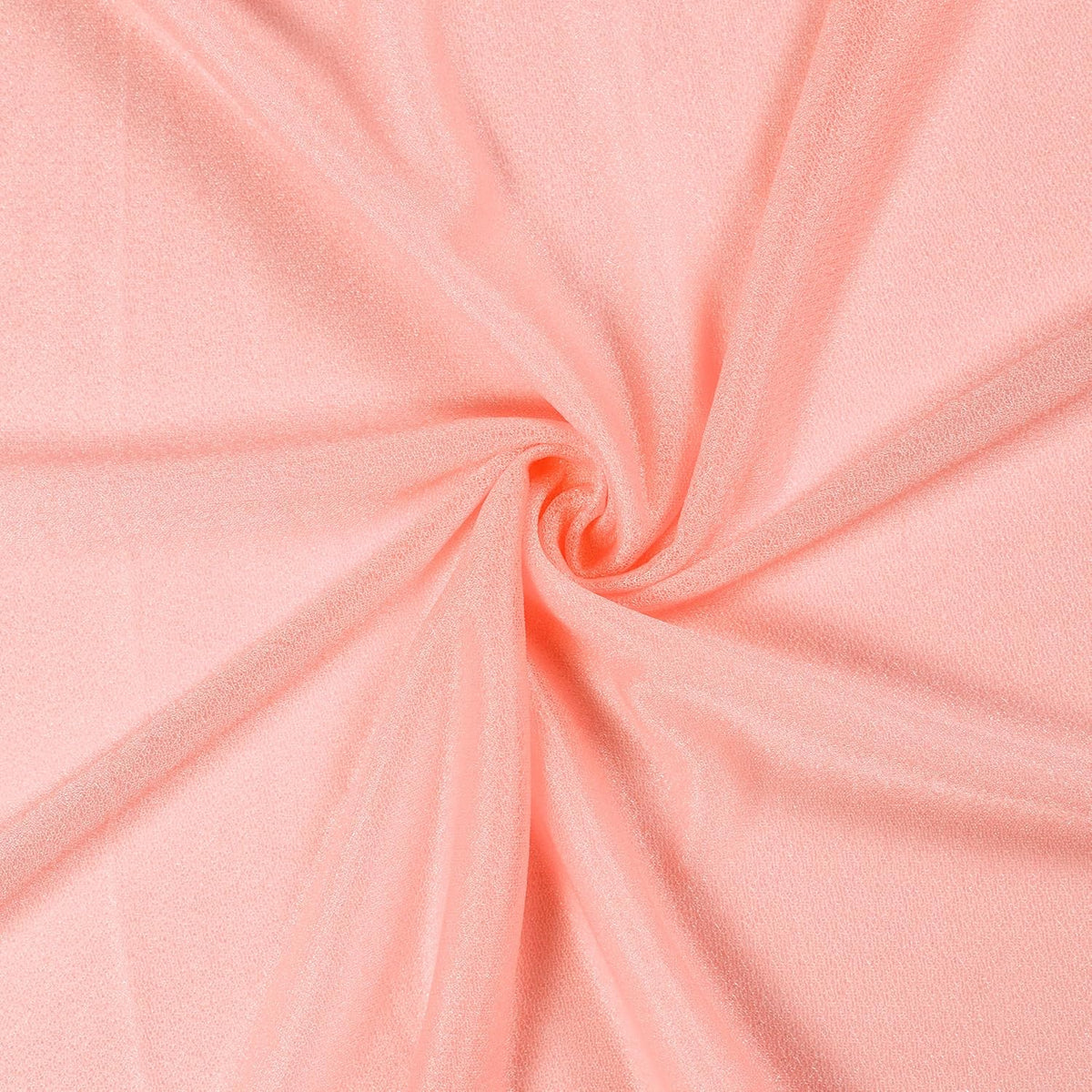 VDS Pack of 2 Panel (30 Inch X 20 Feet) Wedding Arch Draping Fabric Sheer Chiffon Fabric Drapery