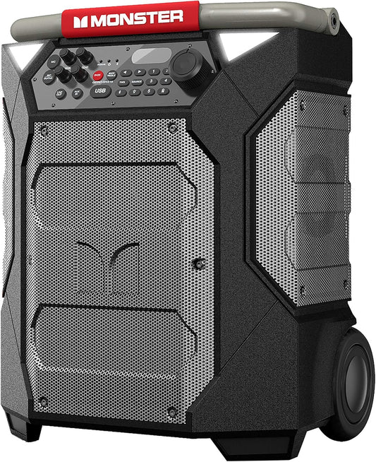 Monster Rockin’ Roller 270 Indoor/Outdoor Portable Bluetooth Speaker | up to 200W of 270 Degree