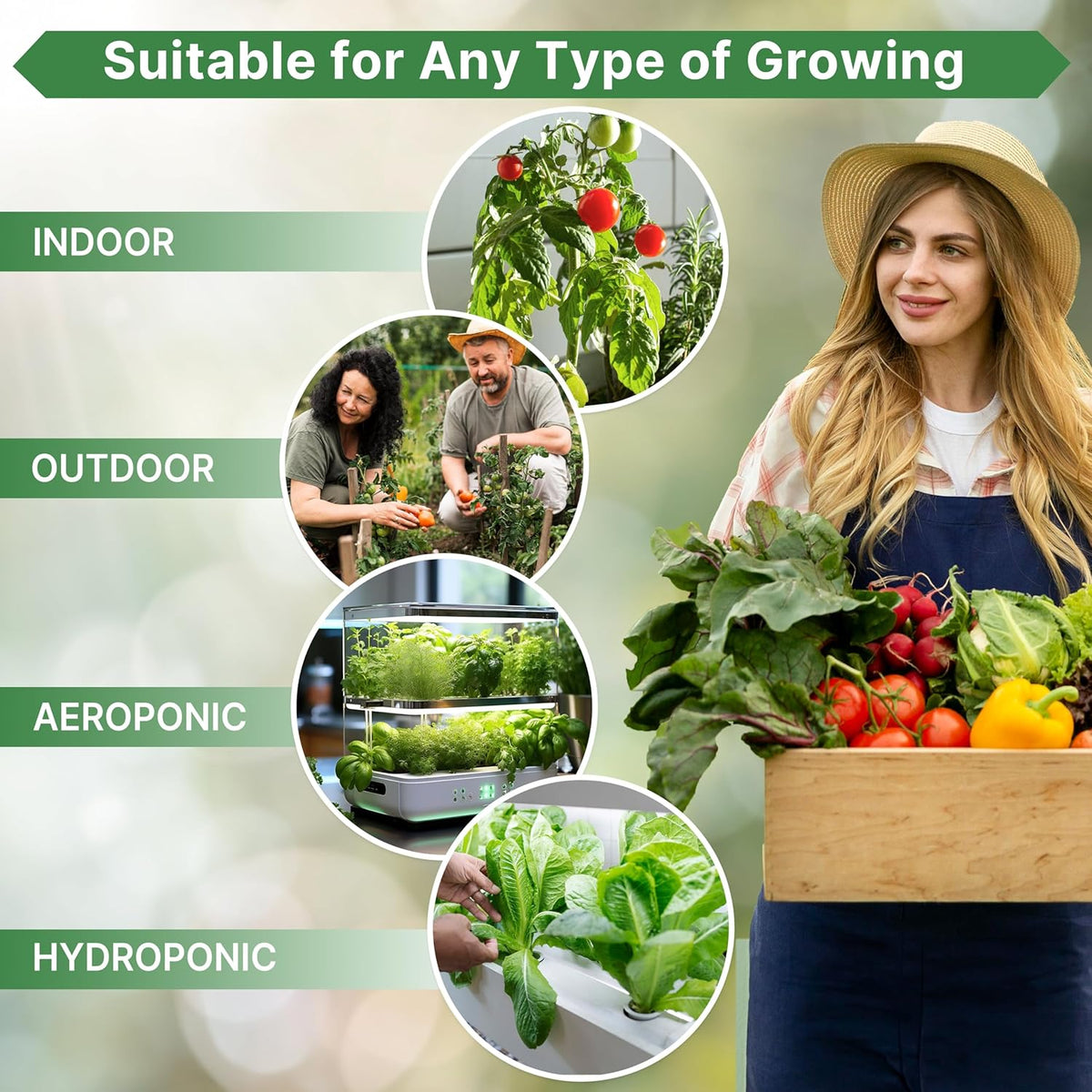 50 Winter Vegetable Garden Seeds Variety Pack - 43,450+ Non-GMO Heirloom Seeds for Outdoors &