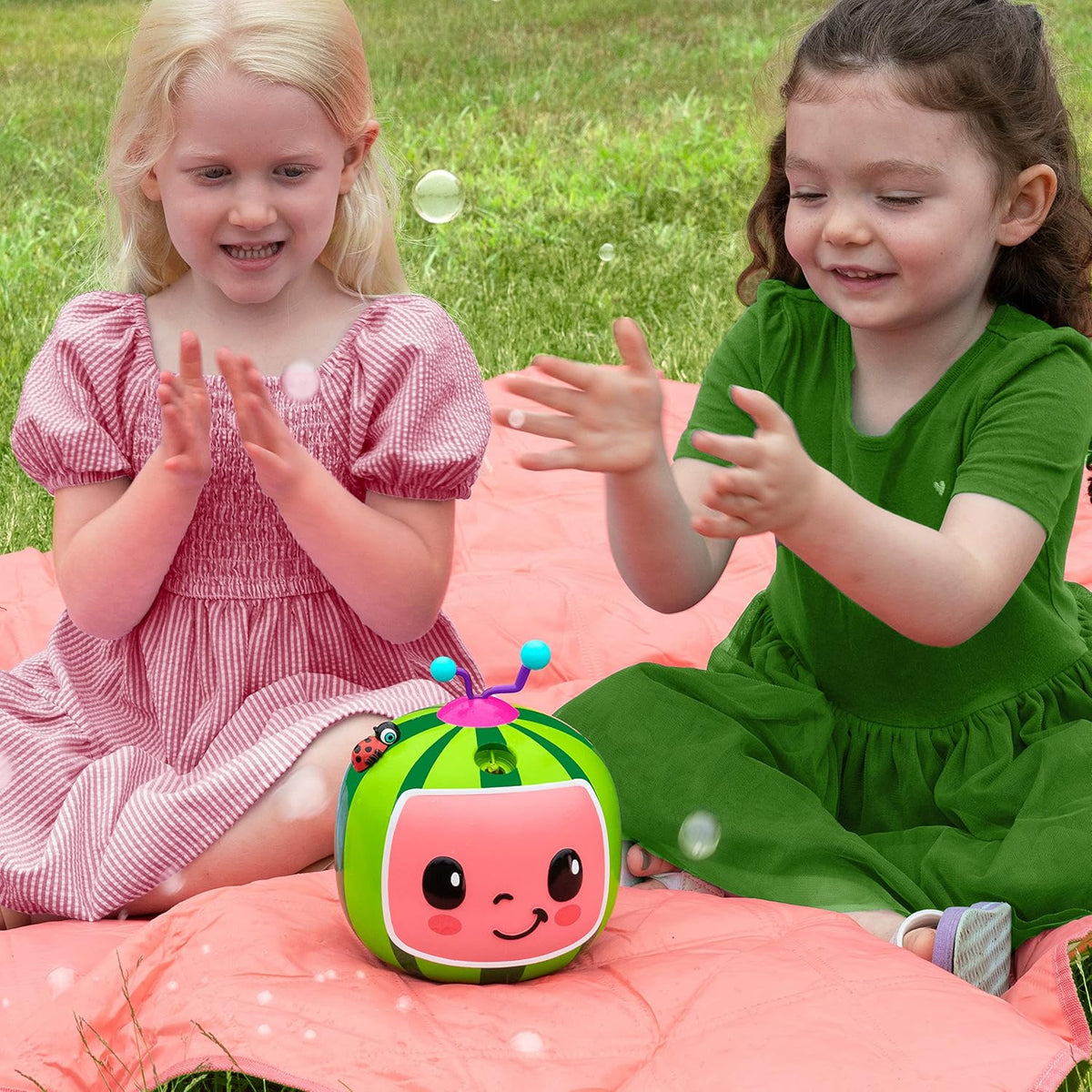CoComelon NO Spill Musical Bubble Machine | Bubble Toy for Baby, Toddlers and Kids | Amazon Toys