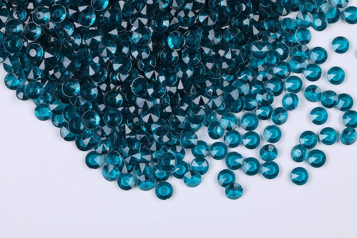 1000pcs Platic Acrylic Gems Fake Acrylic Diamonds Vase filler Beads Faux Diamond Crystals Jewels