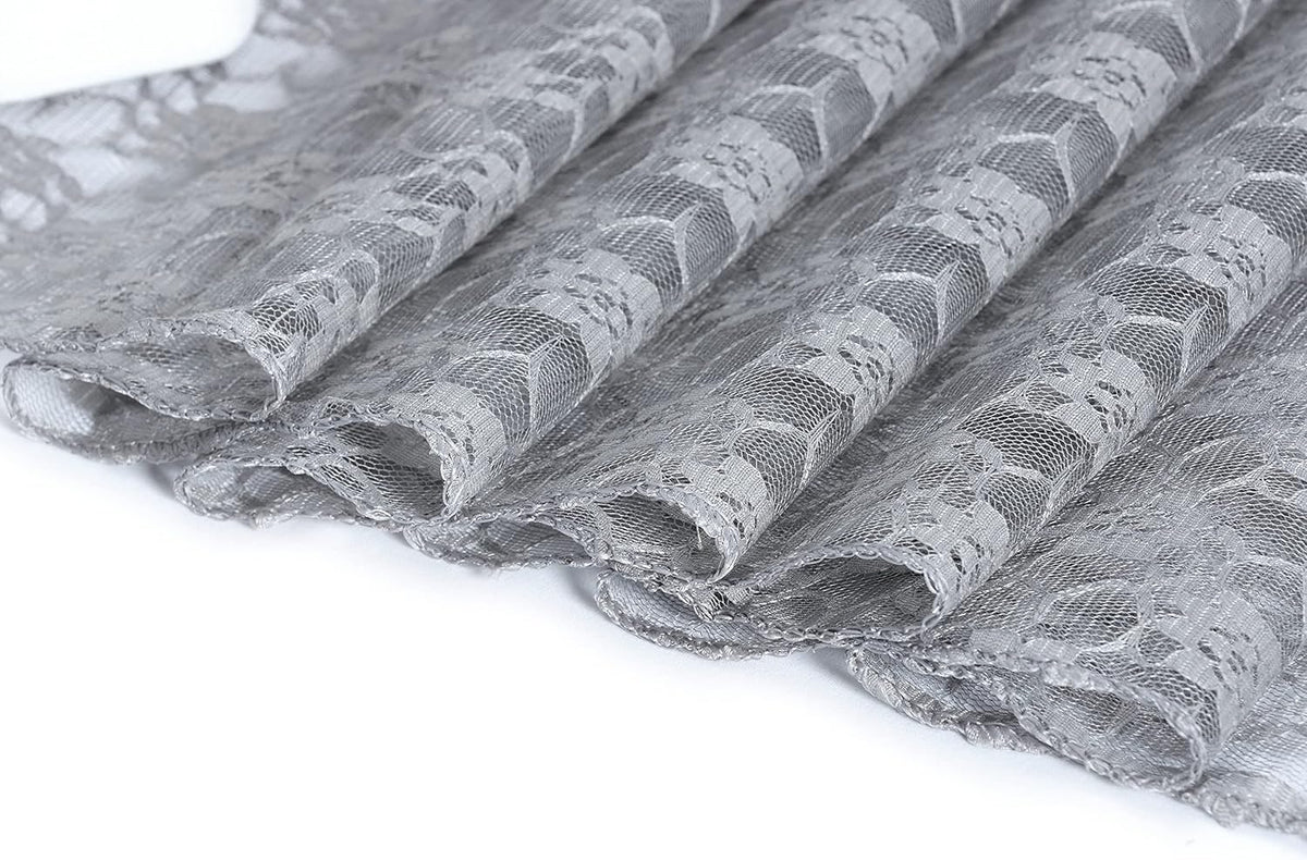MDS Pack of 25 Wedding 12 x 108 inches Lace Table Runner for Wedding, Decorations for Birthday