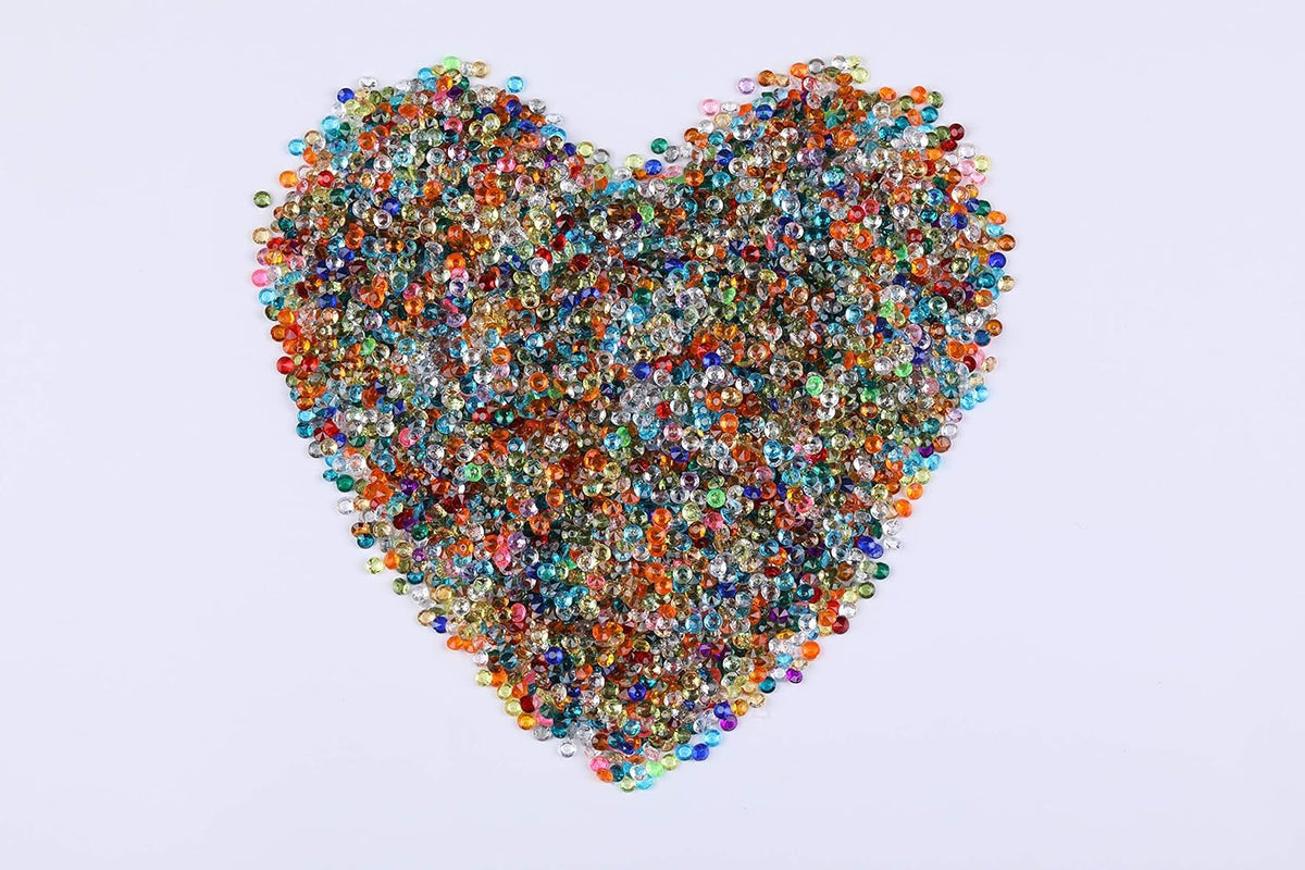 10000 pcs/Pack Wedding Table Scatter Confetti Crystals Acrylic Diamonds Vase Fillers 4.5 mm