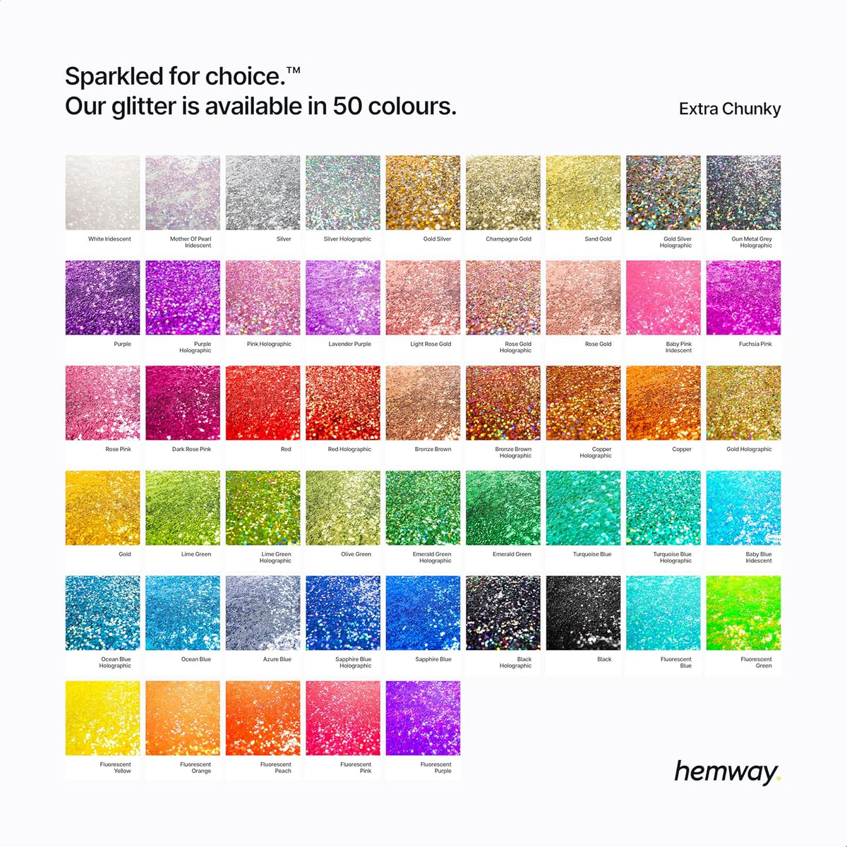 Hemway Eco Friendly Biodegradable Glitter 100g / 3.5oz Bio Cosmetic Safe Sparkle Vegan for Face