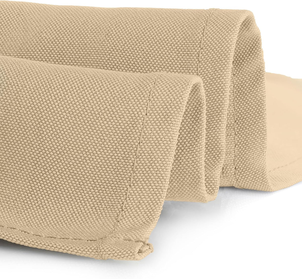 Gee Di Moda Rectangle Tablecloth - 60 x 102 Inch Beige Table Cloth for 6 Foot Rectangle Table
