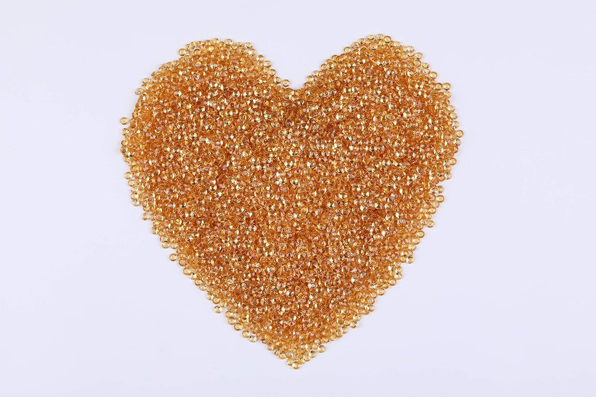 Gintoaira 10000 pcs/Pack Wedding Table Scatter Confetti Crystals Acrylic Diamonds Vase Fillers 4.5