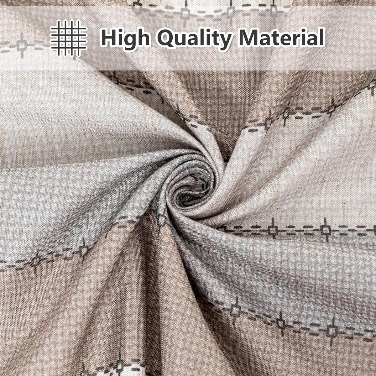 MYSKY HOME Table Cloth 60x84 in Rectangle, Heavy Duty Linen Look Waterproof Tablecloths Farmhouse
