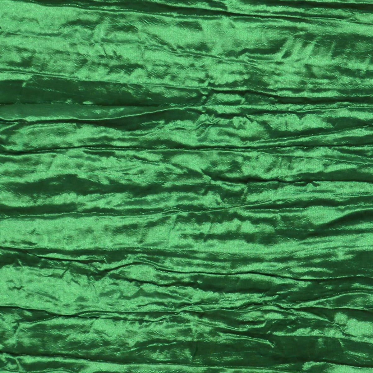 YOUR CHAIR COVERS - 90 x 132 inch Rectangular Crinkle Taffeta Tablecloth - Hunter Green, Rectangle