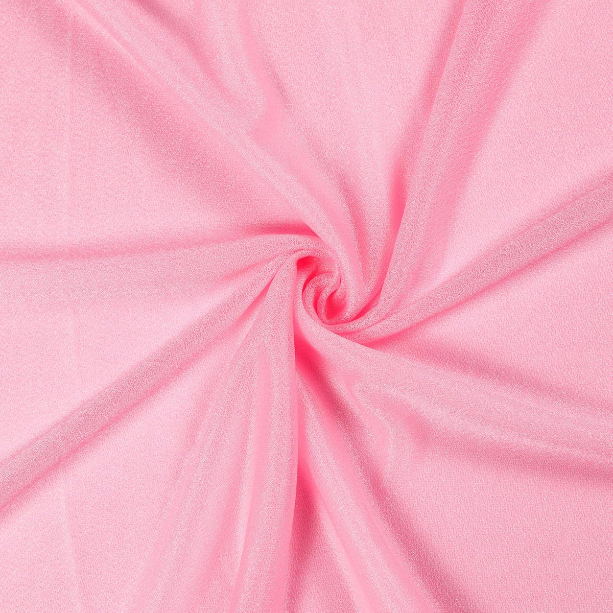 VDS Pack of 1 Panel (30 Inch X 50 Feet) Wedding Arch Draping Fabric Sheer Chiffon Fabric Drapery