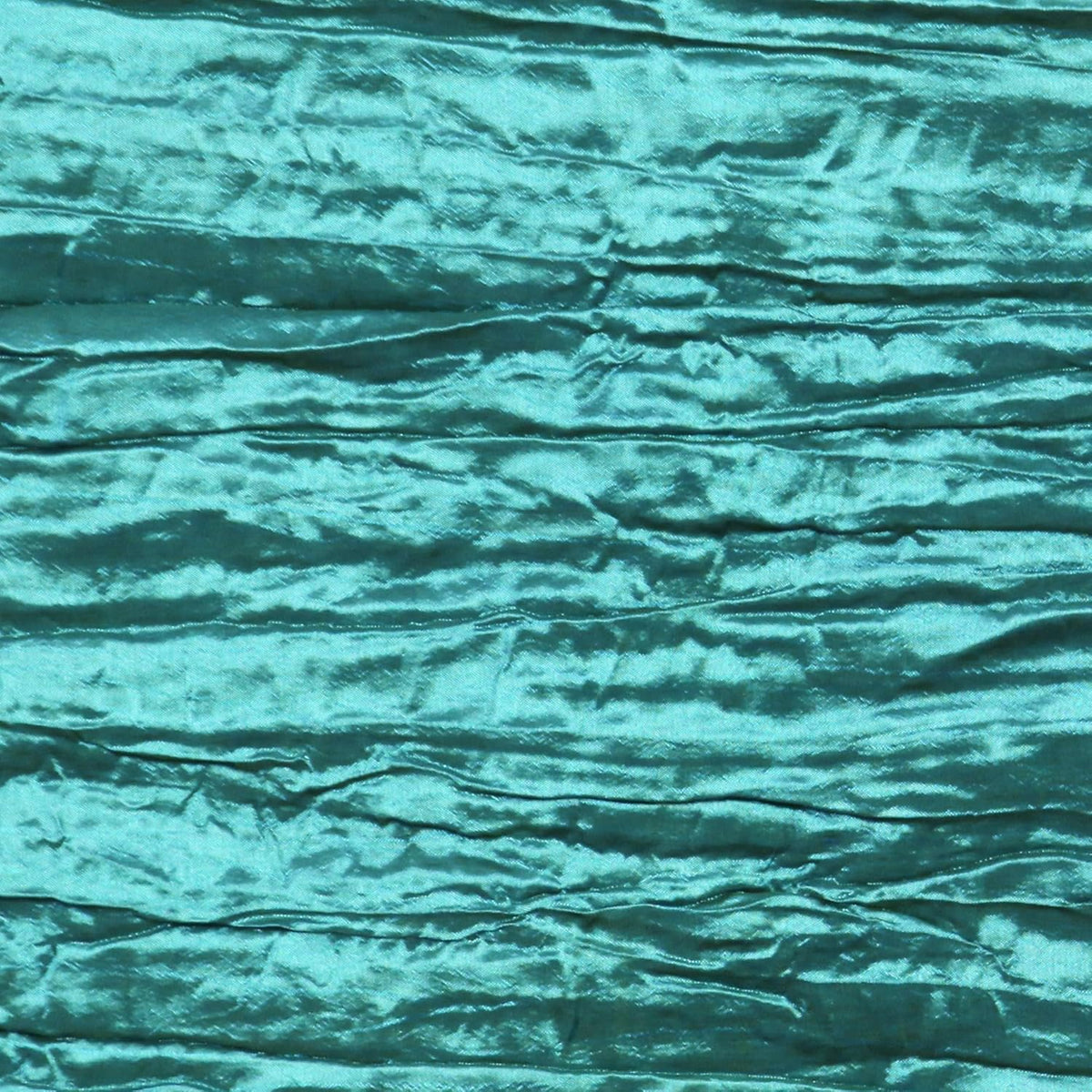 YOUR CHAIR COVERS - 90 x 156 inch Rectangular Crinkle Taffeta Tablecloth - Teal, Rectangle Table