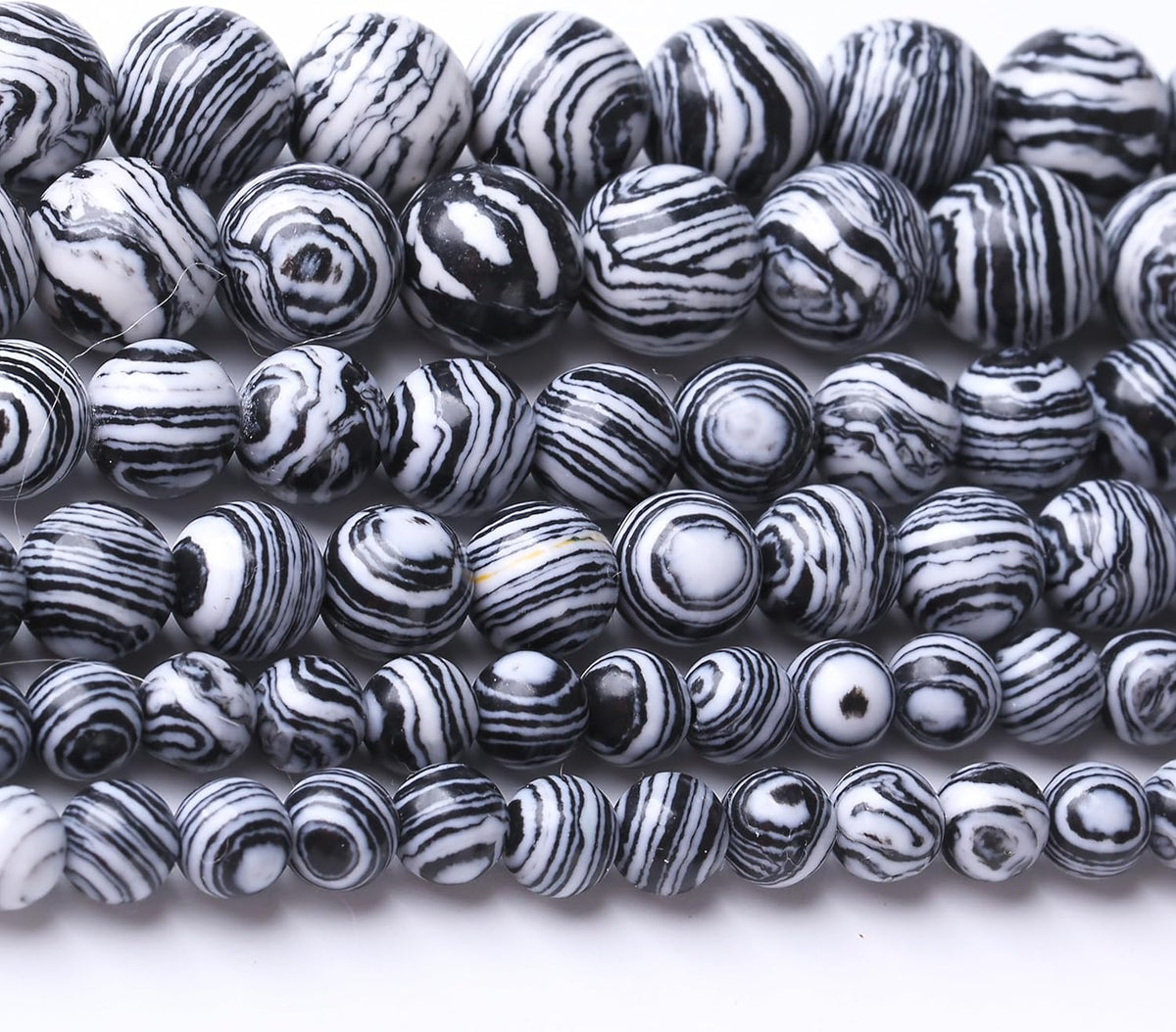 Black Peacock Turquoise Stone Beads Gemstone Round Crystal Energy Jade Beads Stone Beads for