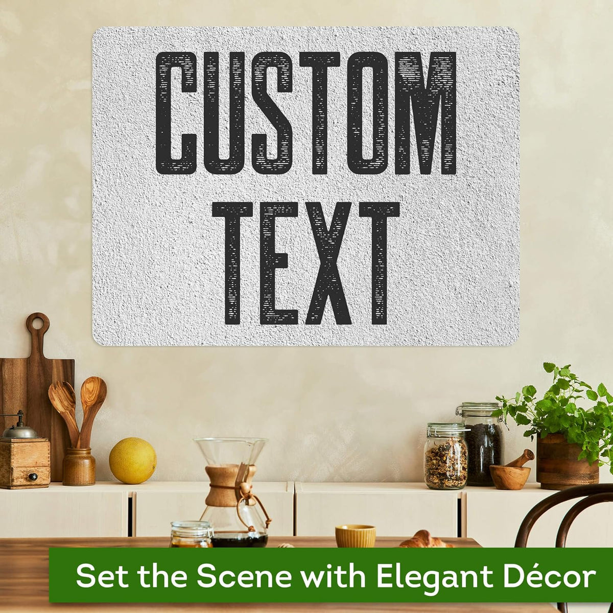 Custom Sign, Custom Street Sign, 11 Font Colors, 13 Font Styles, 4 Hole Options, 22 Sizes, 18x24