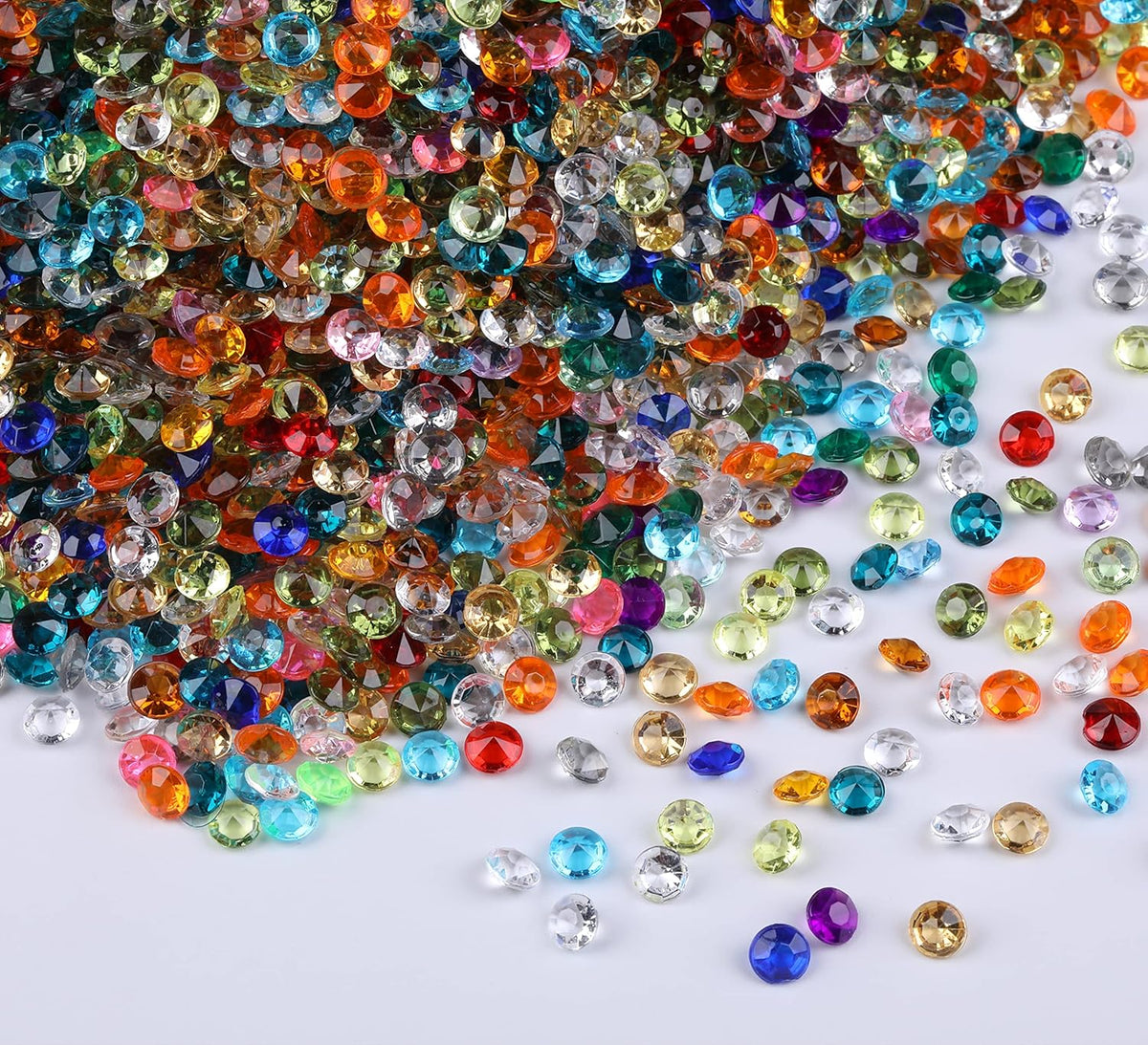 10000 pcs/Pack Wedding Table Scatter Confetti Crystals Acrylic Diamonds Vase Fillers 4.5 mm