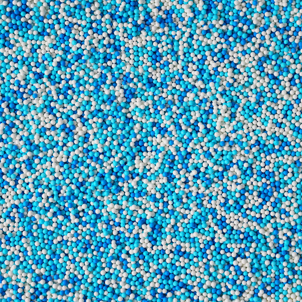 Blue Edible Pearl Sprinkles 2mm, Blue and White Sprinkles, Nonpareils Sprinkle for Cupcakes, Cakes