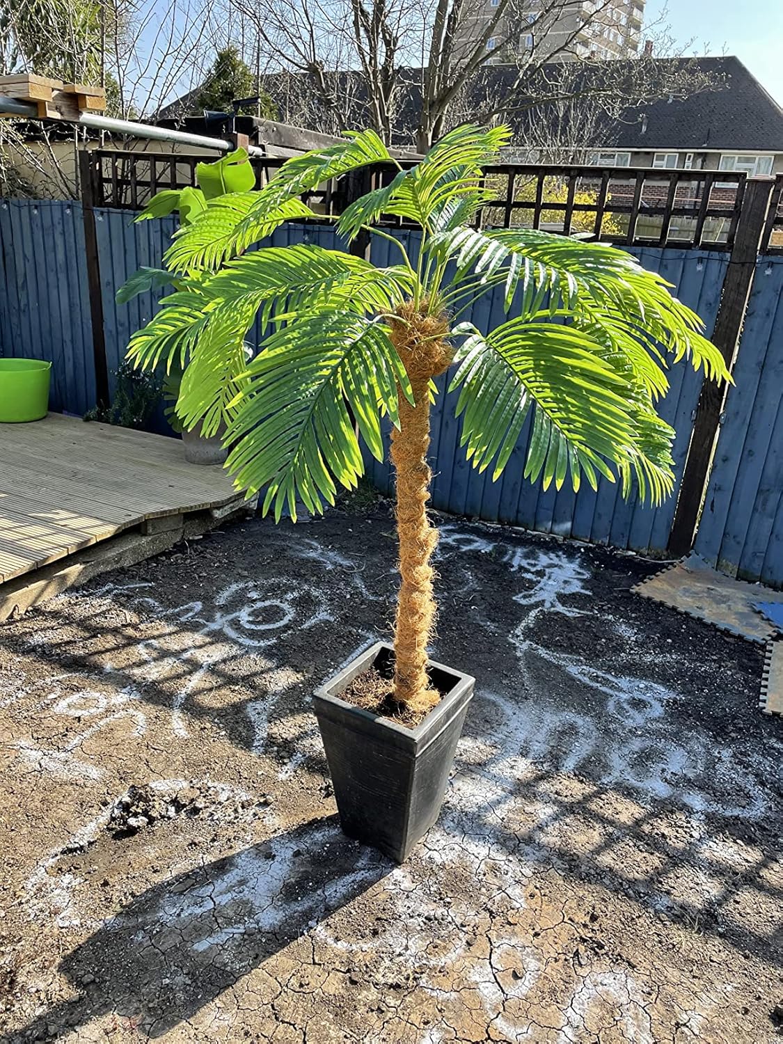 Large Artificial Palm Leaves Palm Fronds Tropical Leaves Areca Palm Branches Palm Leaves with Stem