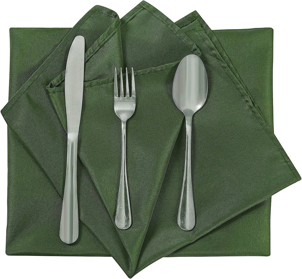 Cloth Napkins 20x20 inch Washable Polyester Dinner Napkins Soft Table Napkins for Wedding Party