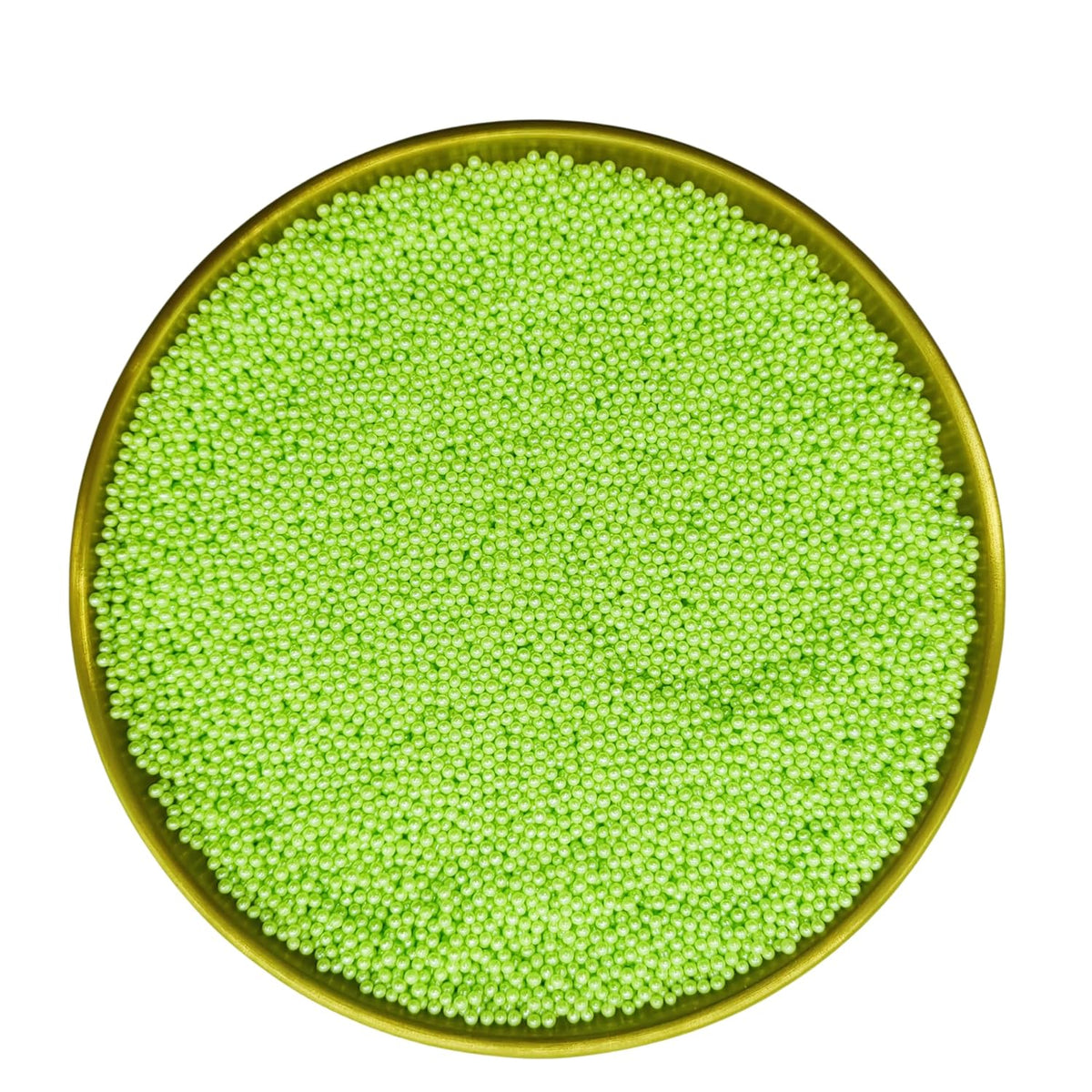 Edible Light Green Sprinkles Candy 2mm Mini Pearls Cake Decorations Cupcake Toppers Cookie