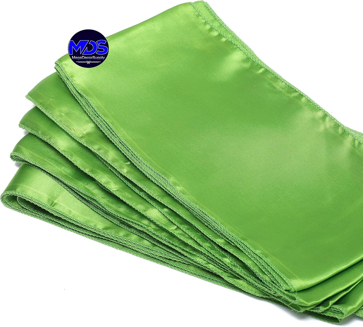 MDS Pack of 75 PCS Satin Chair Sashes Charmeuse Sateen Dining Chair Bows Ribbon Ties Back Sash for