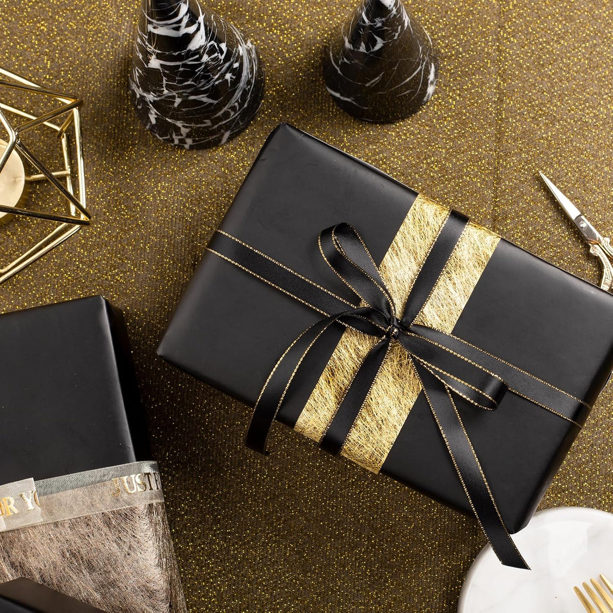 Garbendy Gift Wrapping Paper Roll-Solid Color Pearly-Lustre Paper,Perfect for Wedding, Valentine's