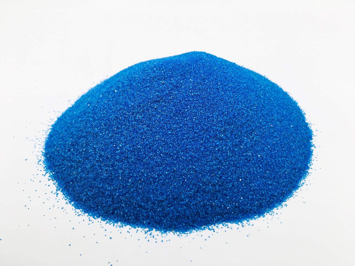 Blue Sand - Fine Sand for Zen Garden, Resin Incense Burner, Smudge Bowl, Ritual Incense, Cast Iron