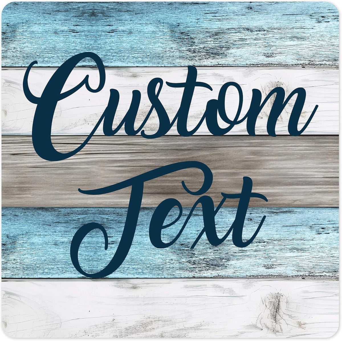 Custom Sign, Custom Street Sign, 11 Font Colors, 13 Font Styles, 4 Hole Options, 22 Sizes, 12x12