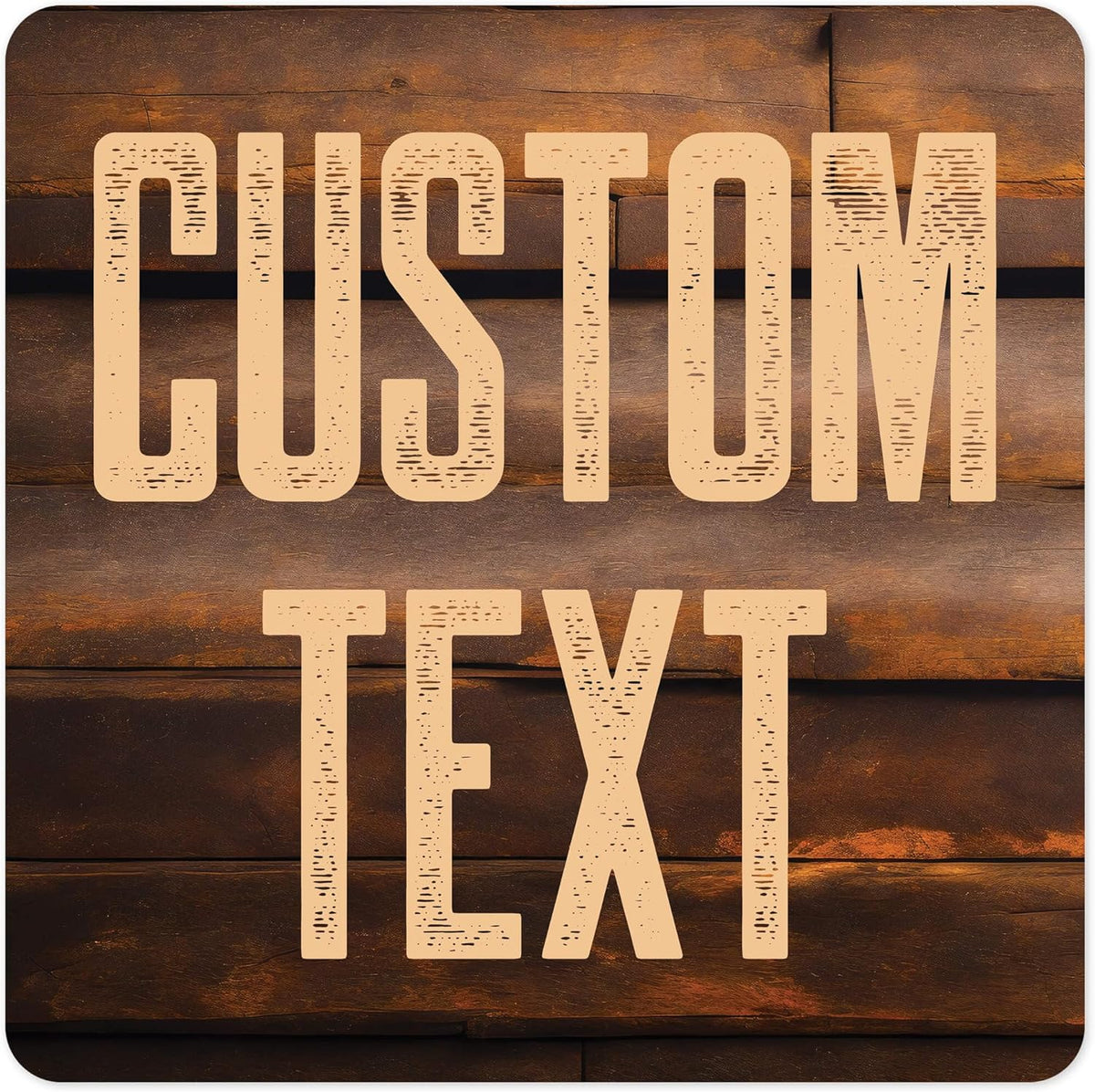 Custom Sign, Custom Street Sign, 11 Font Colors, 13 Font Styles, 4 Hole Options, 22 Sizes, 24x24
