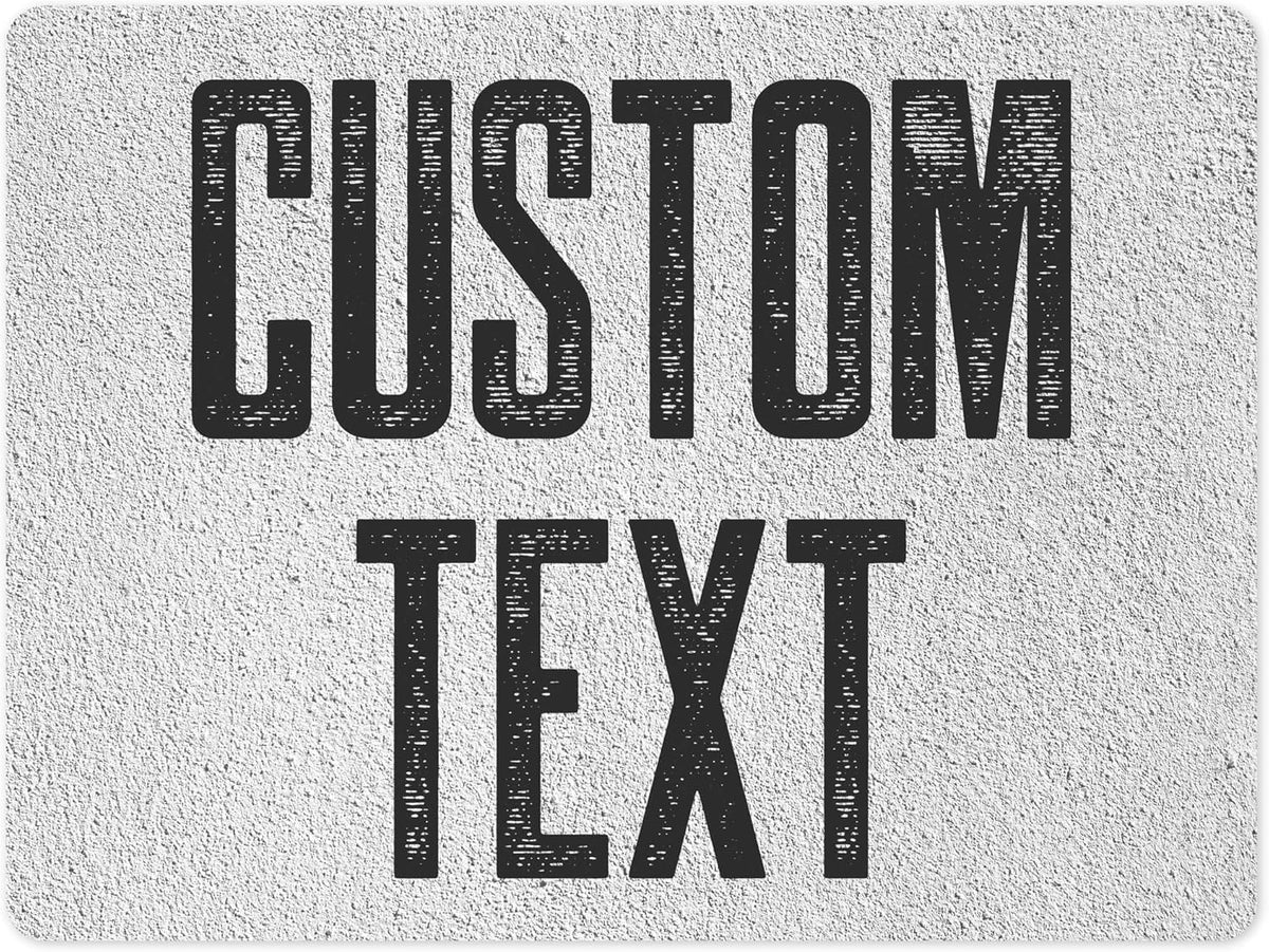 Custom Sign, Custom Street Sign, 11 Font Colors, 13 Font Styles, 4 Hole Options, 22 Sizes, 18x24