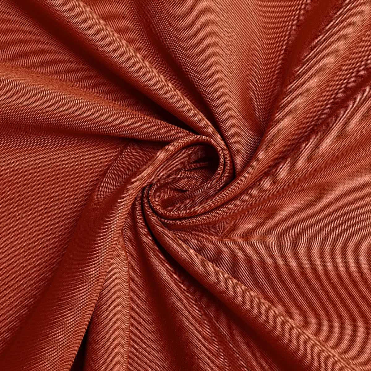 sancua Thanksgiving Round Tablecloth - 90 Inch Burnt Orange - Water Resistant Spill Proof Washable
