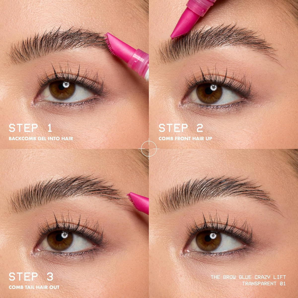 NYX PROFESSIONAL MAKEUP The Brow Glue Crazy Lift, Brow Lamination Gel with 16HR Strong Hold &