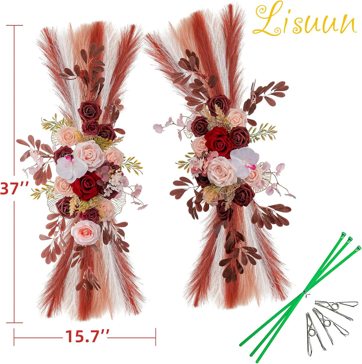 Wedding Arch Flowers, Artificial Flowers for Decoration, Large Flower Swag for Boho Styles Wedding