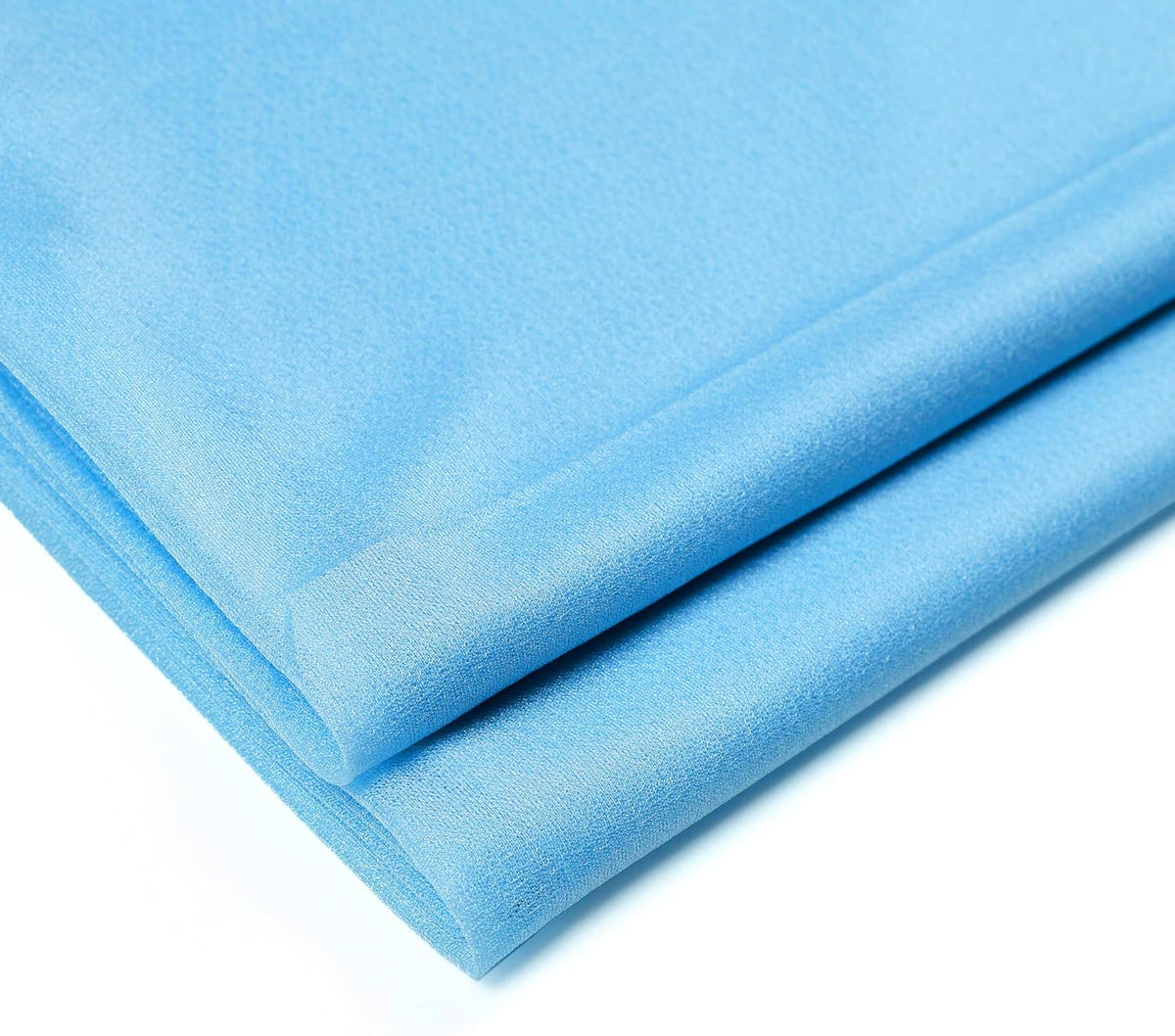 VDS Pack of 2 Panel (30 Inch X 50 Feet) Wedding Arch Draping Fabric Sheer Chiffon Fabric Drapery