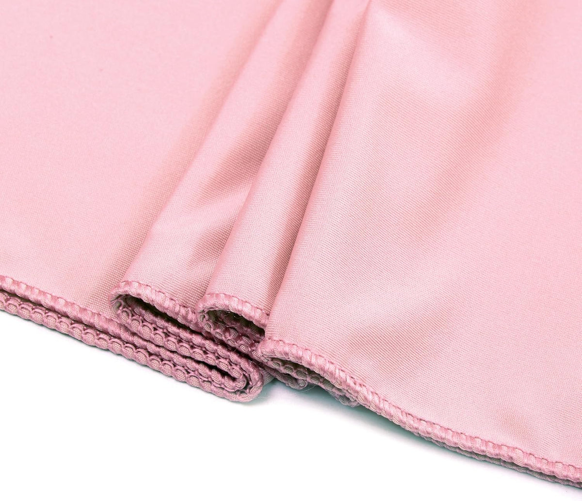 VDS Pack of 75 PCS | Dusty Rose | Spandex Chair Sashes Bows Without Buckle | Stretch Elastic