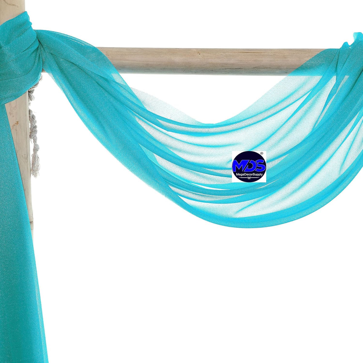 MDS Halloween Chiffon Draping Fabric - 1 Panel, 30" Wide x 50ft Long - Sheer Spooky Arbor & Canopy