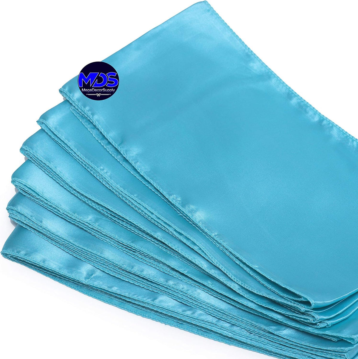 MDS Pack of 300 PCS Satin Chair Sashes Charmeuse Sateen Dining Chair Bows Ribbon Ties Back Sash for