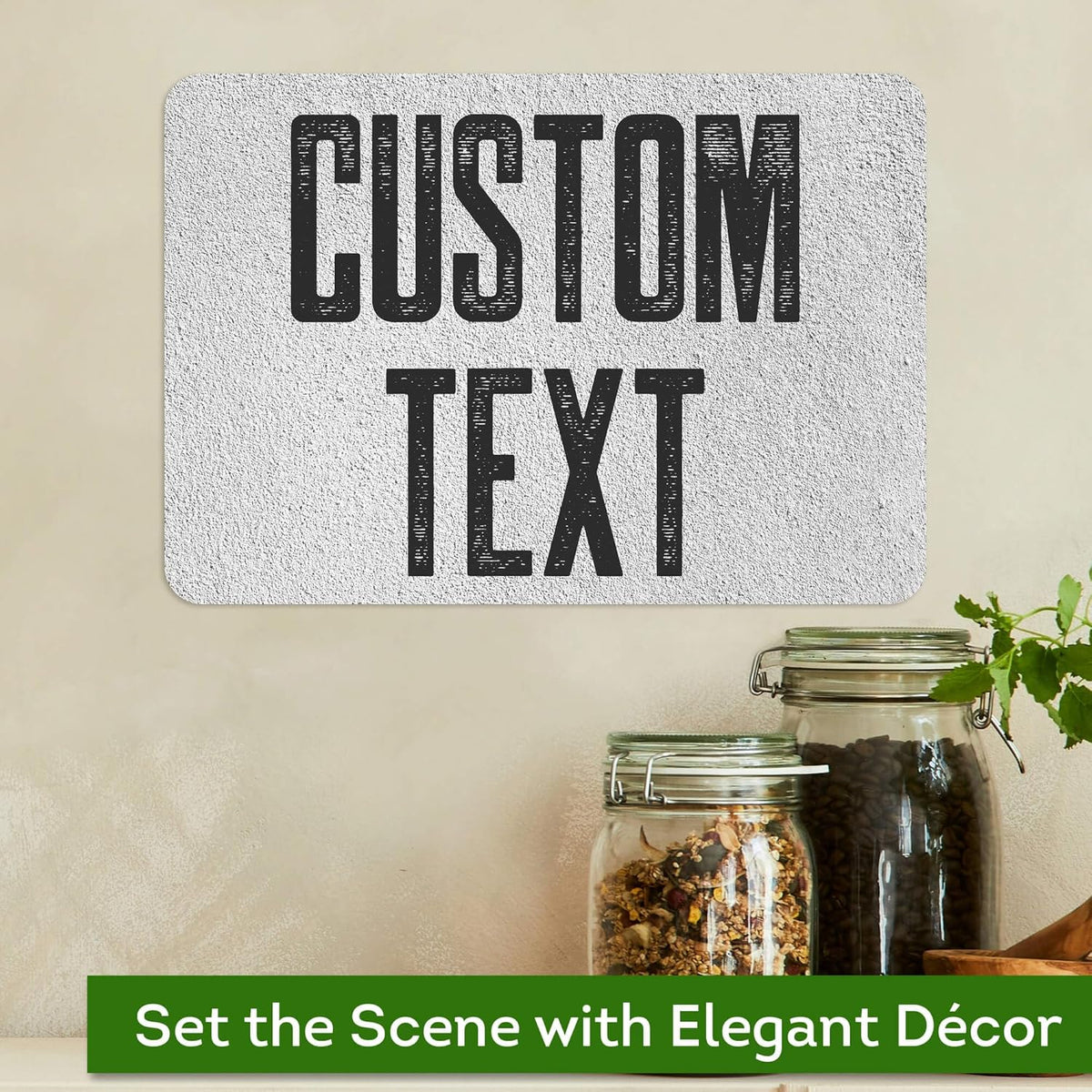 Custom Sign, Custom Street Sign, 11 Font Colors, 13 Font Styles, 4 Hole Options, 22 Sizes, 7x10