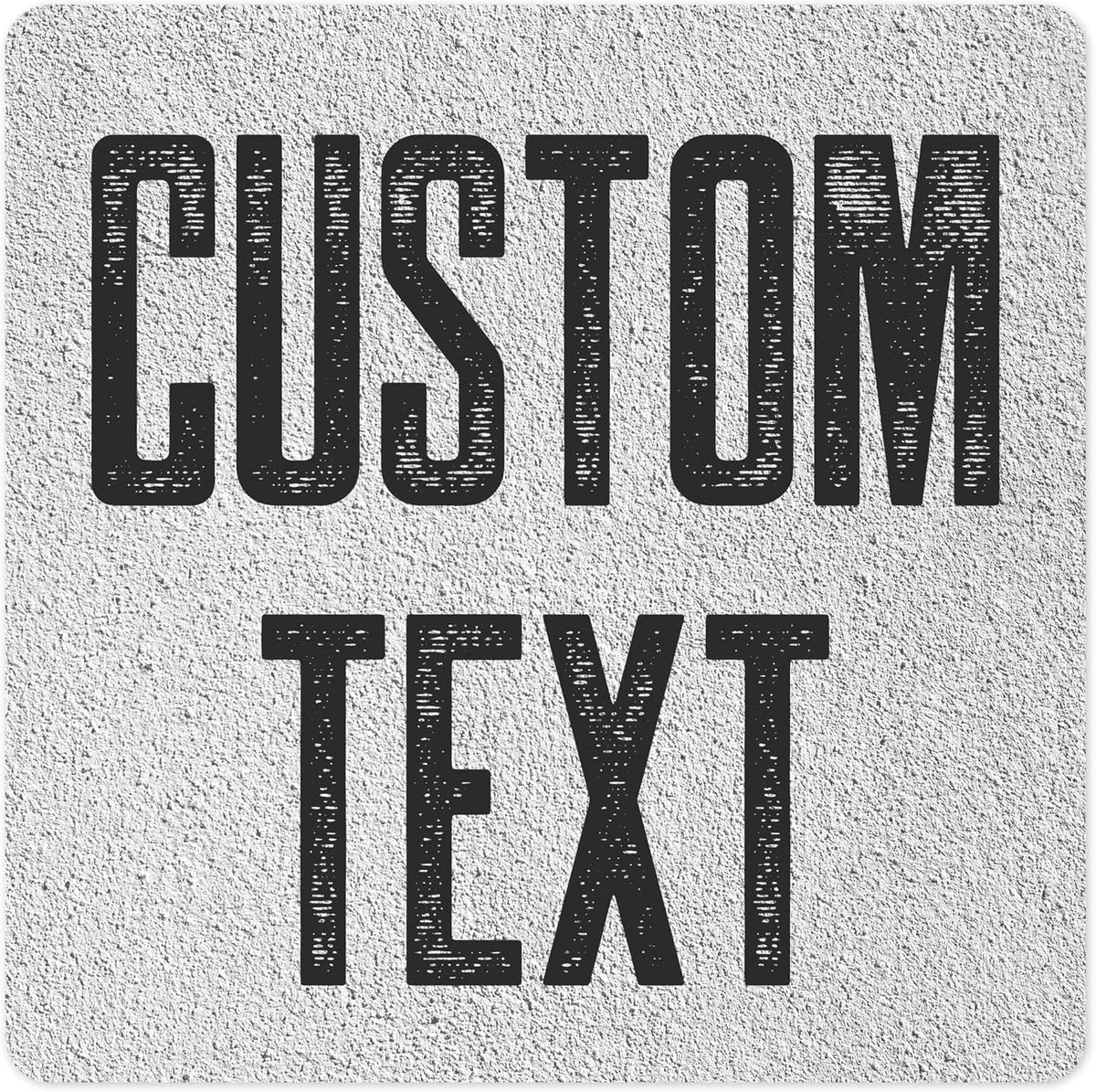 Custom Sign, Custom Street Sign, 11 Font Colors, 13 Font Styles, 4 Hole Options, 22 Sizes, 36x36