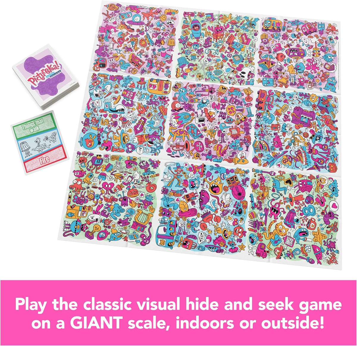 Spin Master Games, Pictureka. Giant Edition, Family Game for Indoor & Outdoor Fun with Big